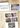 Collage of images related to boat building on a textured beige background