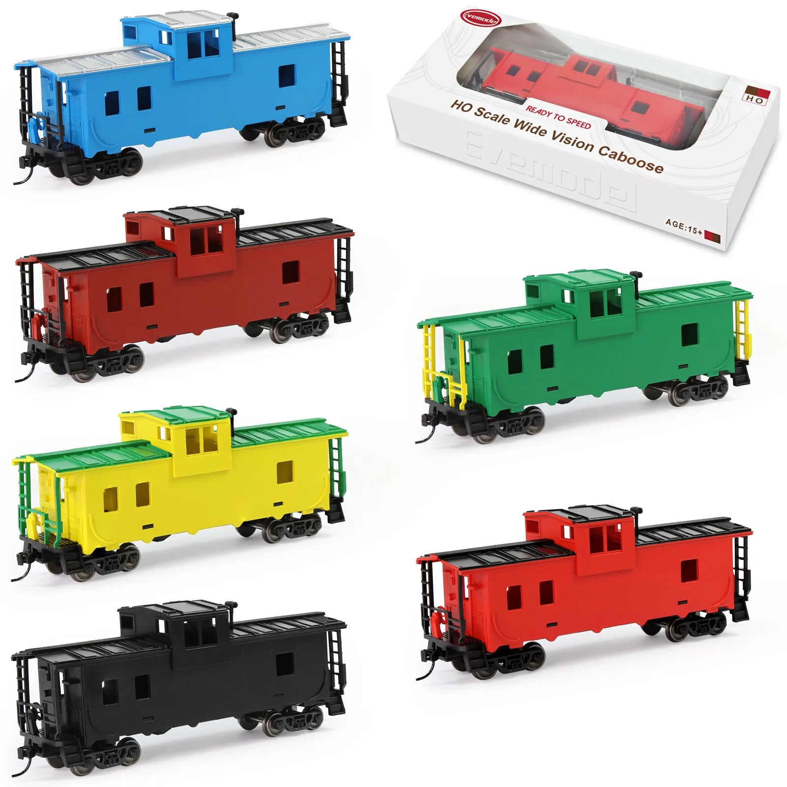 Painted Unlettered - Red - NE Steel Caboose - Bachmann Trains 16856 Painted Unlettered - Red - NE Steel Caboose - Bachmann Trains 16856