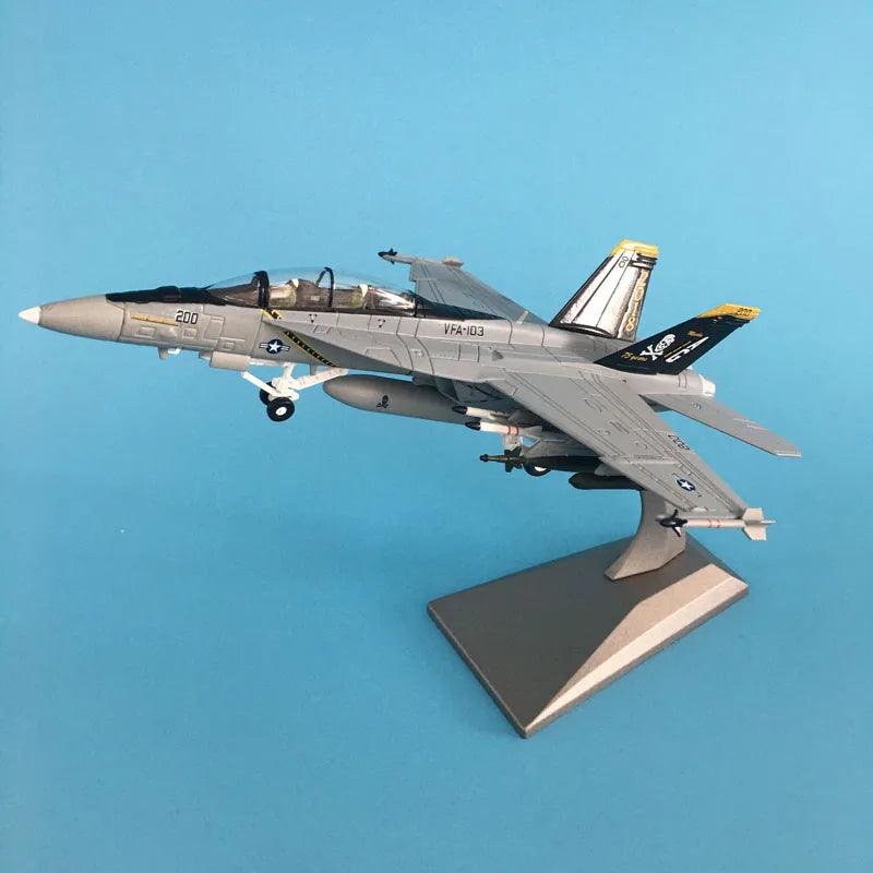 1/100 Military Model Toys F/A-18 Fighter Diecast Metal Plane Aircraft airplane Model Toy For Collection