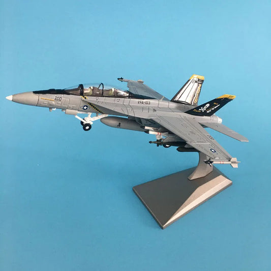 1/100 Military Model Toys F/A-18 Fighter Diecast Metal Plane Aircraft airplane Model Toy For Collection