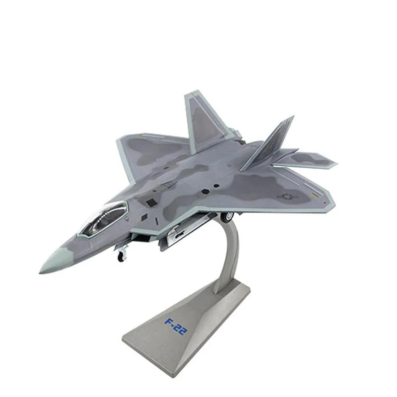 Aircraft model 1/72 Scale Alloy Fighter F-22 US Air Force Aircraft F22 Raptor Model Planes