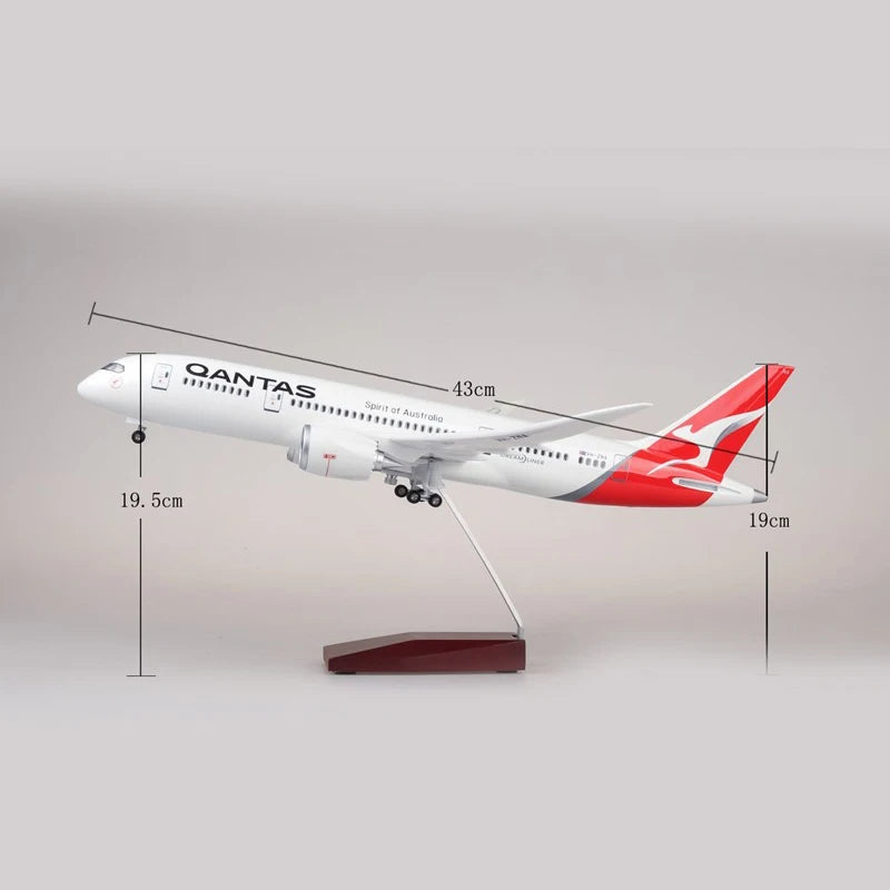 47cm QANTAS Boeing b747 Plane Model Airplane Model Aircraft Model 1/160 Scale Diecast Resin Airplanes Planes