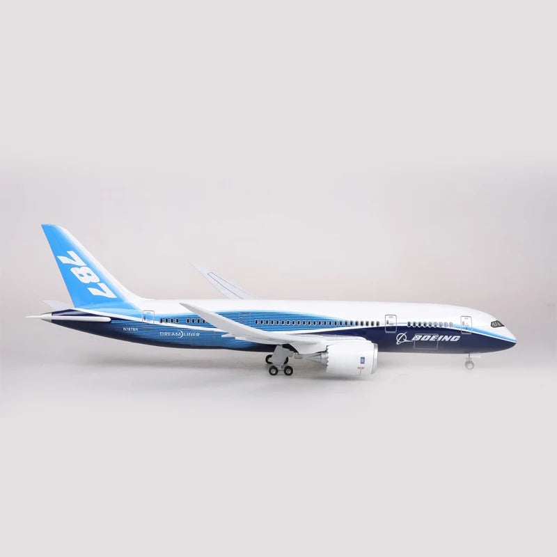 46cm Original Boeing 747 Plane Model Airplane Model Aircraft Model 1/160 Scale Diecast Resin Airplanes Planes W Light