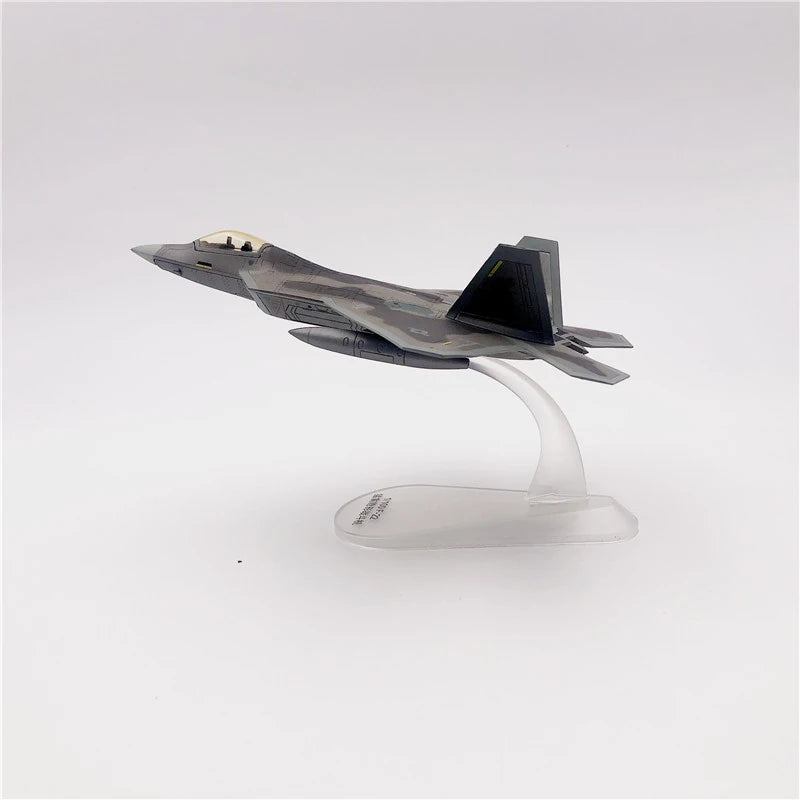 US Army F22 Raptor Stealth Fighter F-22 Military Aircraft Model 1/100 Scale Alloy