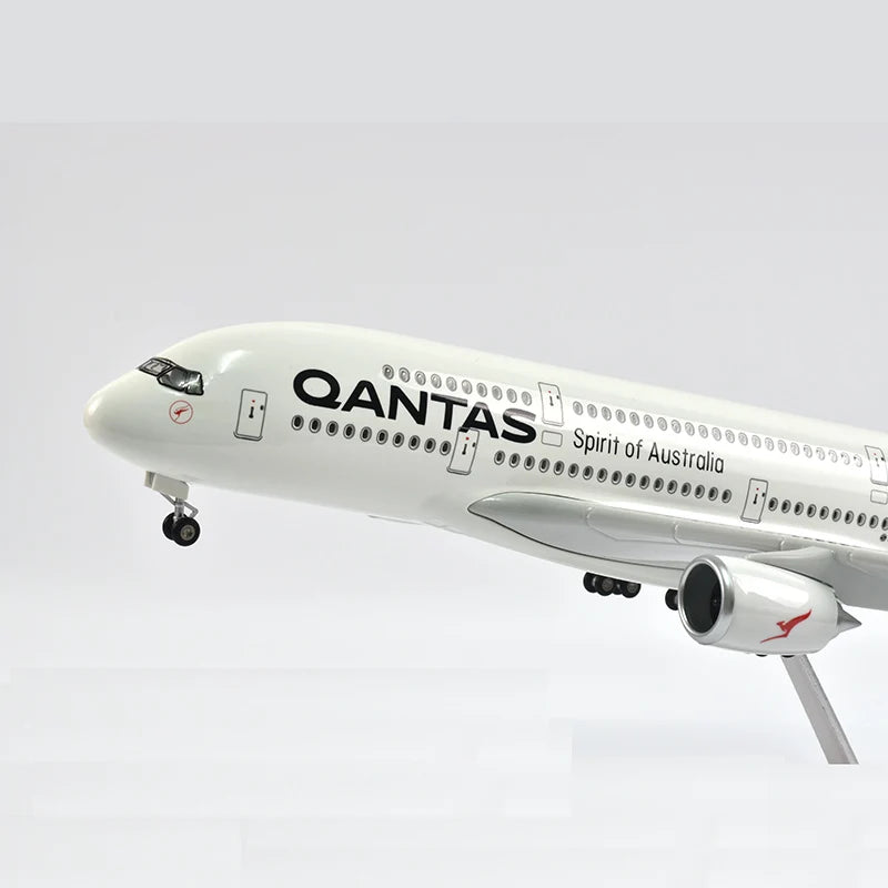 46cm QANTAS Air bus A380 Plane Model Airplane Model Aircraft Model 1/160 Scale Diecast Resin Airplanes Planes