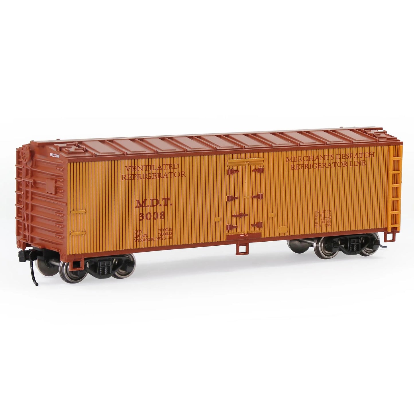 Evemodel Train 1 Unit HO Scale 1:87 40' Wood-side Reefer Freight Car C8747