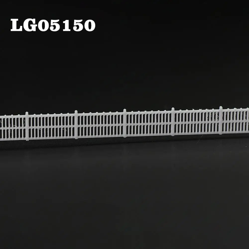 Evemodel 1 Meter Model Railway N Scale 1:160 White Building Fence Wall Model Trains Diorama Accessory