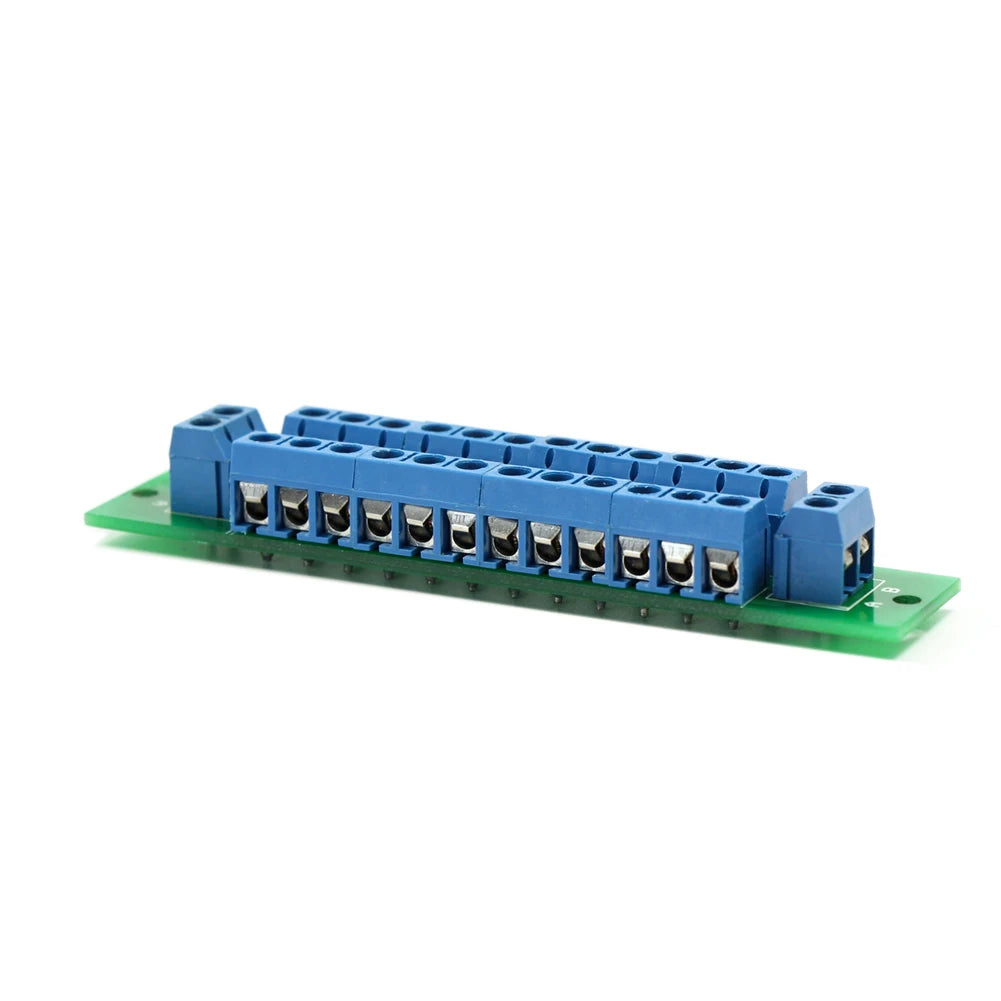 Evemodel 2 Units Double-Layer Power Distribution Board 2 Inputs 2 X 13 Outputs for DC AC Voltage PCB007