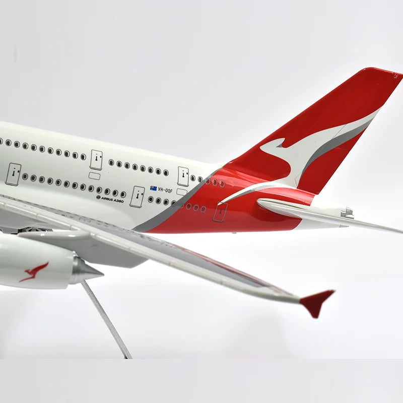 46cm QANTAS Air bus A380 Plane Model Airplane Model Aircraft Model 1/160 Scale Diecast Resin Airplanes Planes