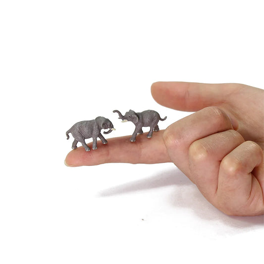 Evemodel AN15004 10pcs N Scale 1:160 Elephant PVC Well Painted Animals Model Railway