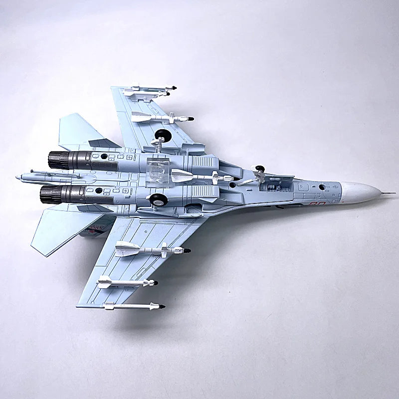 Aircraft Plane model 1/100 Russian Air Force fighter Su 35 airplane Alloy model diecast 1:100 metal Planes