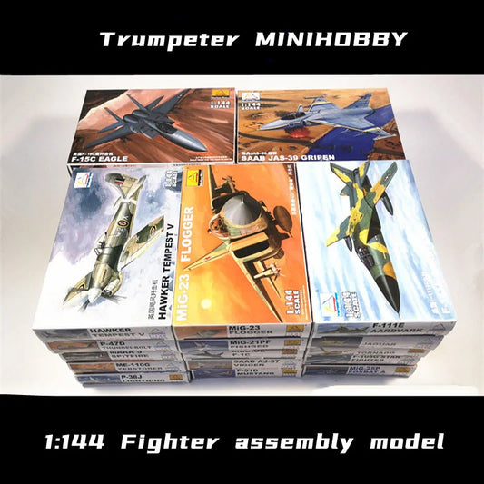 TRUMPETER 1/144 Military Fighter Assembly Model Bombing Plane Plastic Toy Aircraft