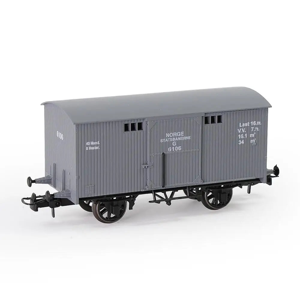 Evemodel C8728 1pc Model Trains HO Scale 1:87 20ft Box Car Wagon 20' Railway Boxcars