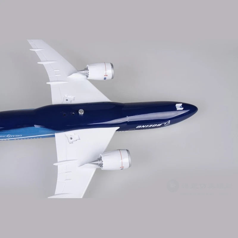 46cm Original Boeing 747 Plane Model Airplane Model Aircraft Model 1/160 Scale Diecast Resin Airplanes Planes W Light