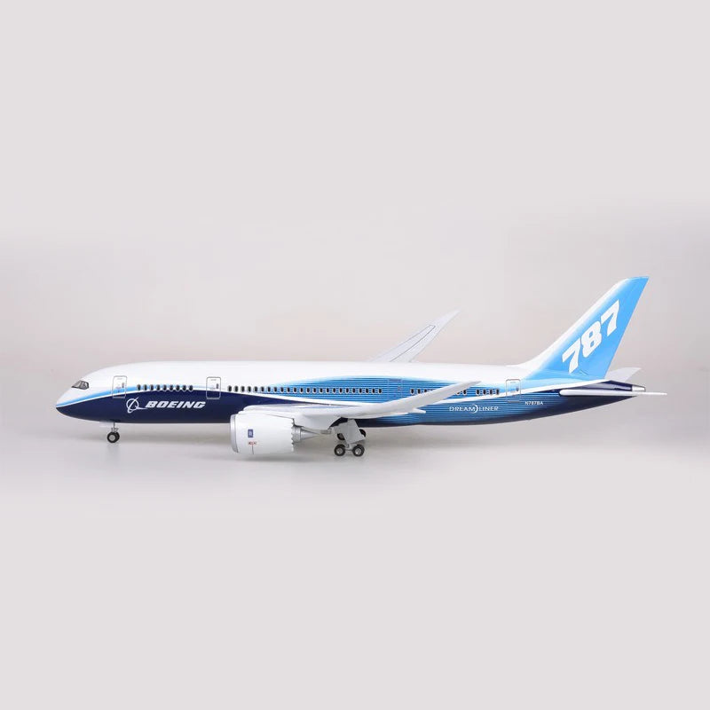 46cm Original Boeing 747 Plane Model Airplane Model Aircraft Model 1/160 Scale Diecast Resin Airplanes Planes W Light