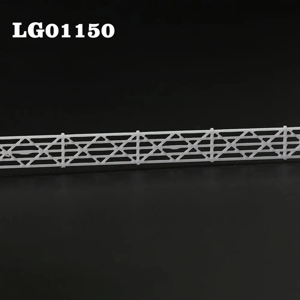 Evemodel 1 Meter Model Railway N Scale 1:160 White Building Fence Wall Model Trains Diorama Accessory