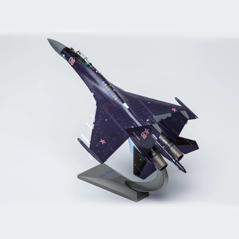 1/72 Scale Alloy Fighter Sukhoi SU-35 Multi-fighter Airplane Model Russian Air Force SU35 Aircraft Gift Collection