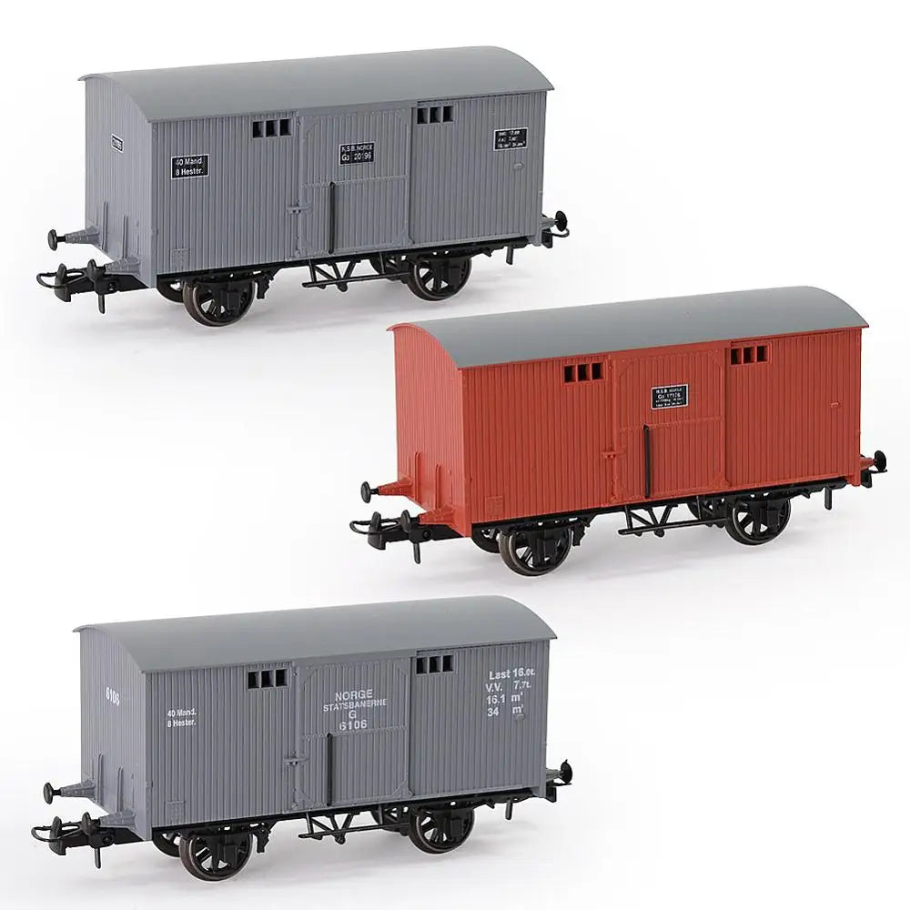 Evemodel C8728 1pc Model Trains HO Scale 1:87 20ft Box Car Wagon 20' Railway Boxcars