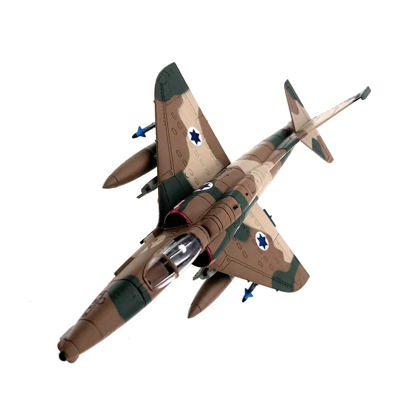 Aircraft Model Diecast Metal 1:72 Israeli Air Force A4 Skyhawk Strike Military fighter Model Plane