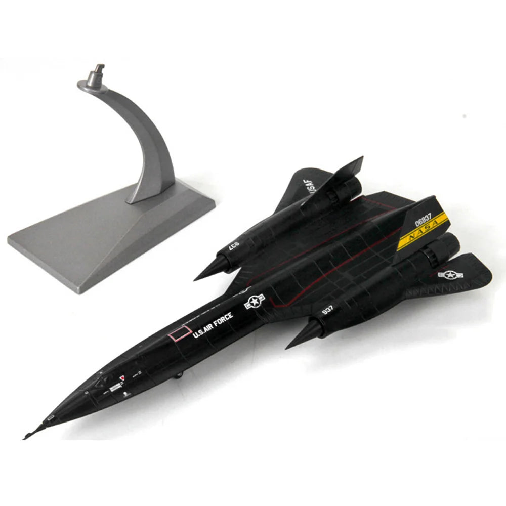 Aircraft Plane model US Air Force SR-71 Blackbird reconnaissance airplane Alloy model SR71 1:200 diecast metal airplanes model