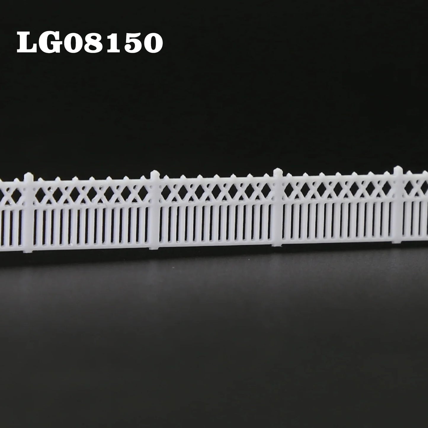 Evemodel 1 Meter Model Railway N Scale 1:160 White Building Fence Wall Model Trains Diorama Accessory