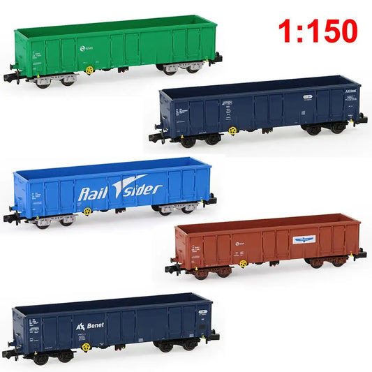 C15013 Evemodel N Scale 1:160 40ft High-side Gondola Car Model Trains Wagons (Pack of 3)