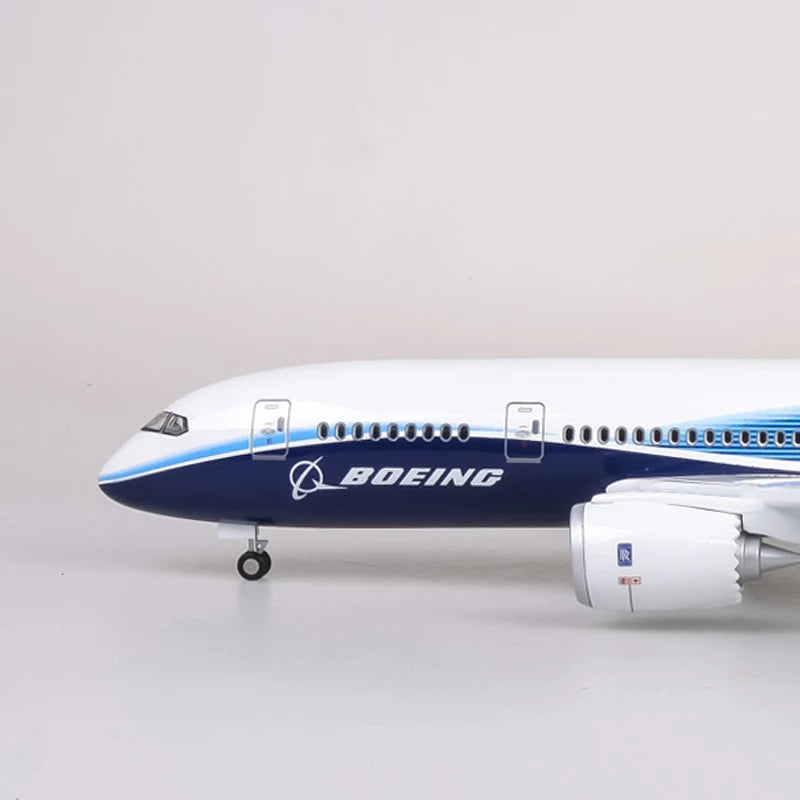 46cm Original Boeing 747 Plane Model Airplane Model Aircraft Model 1/160 Scale Diecast Resin Airplanes Planes W Light