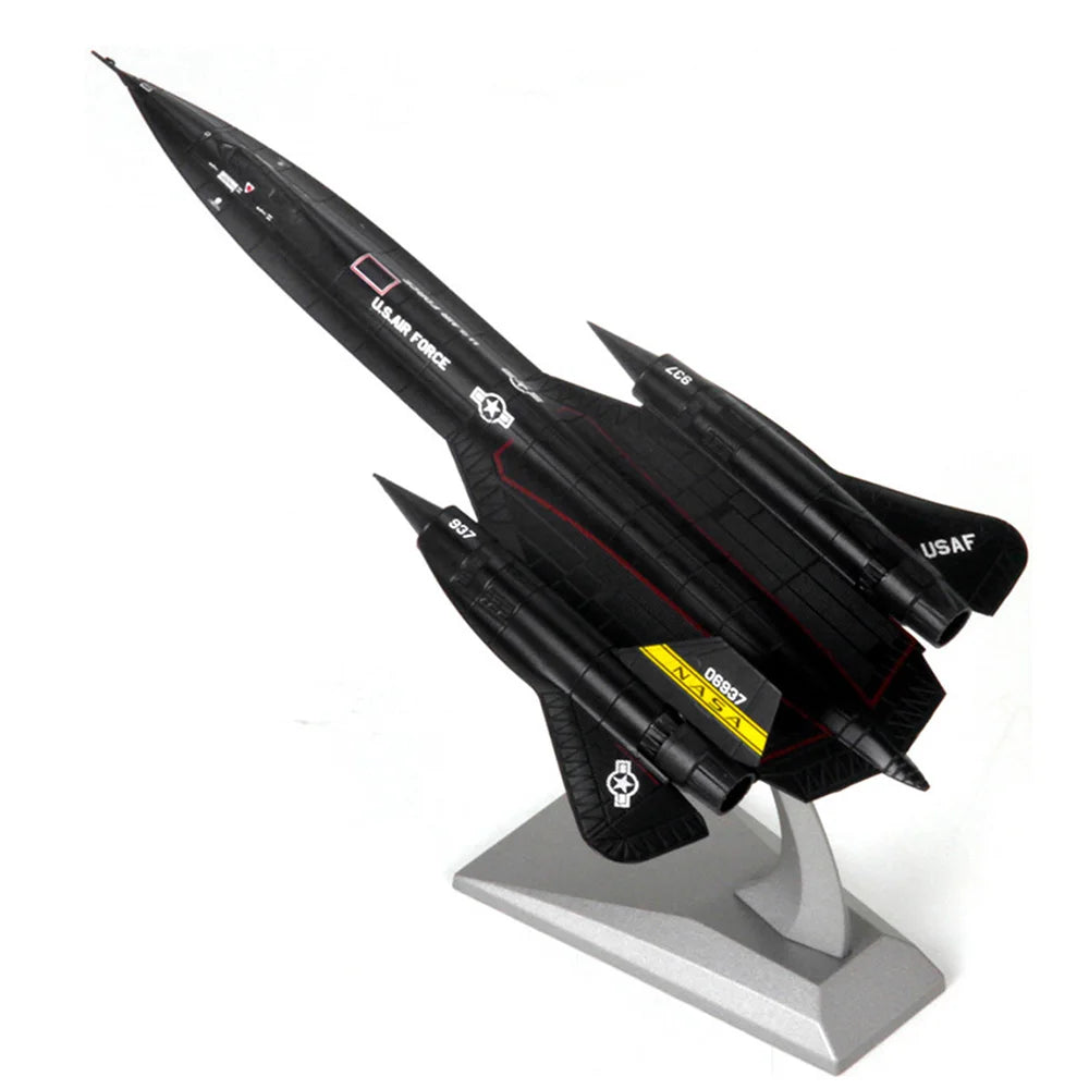 Aircraft Plane model US Air Force SR-71 Blackbird reconnaissance airplane Alloy model SR71 1:200 diecast metal airplanes model