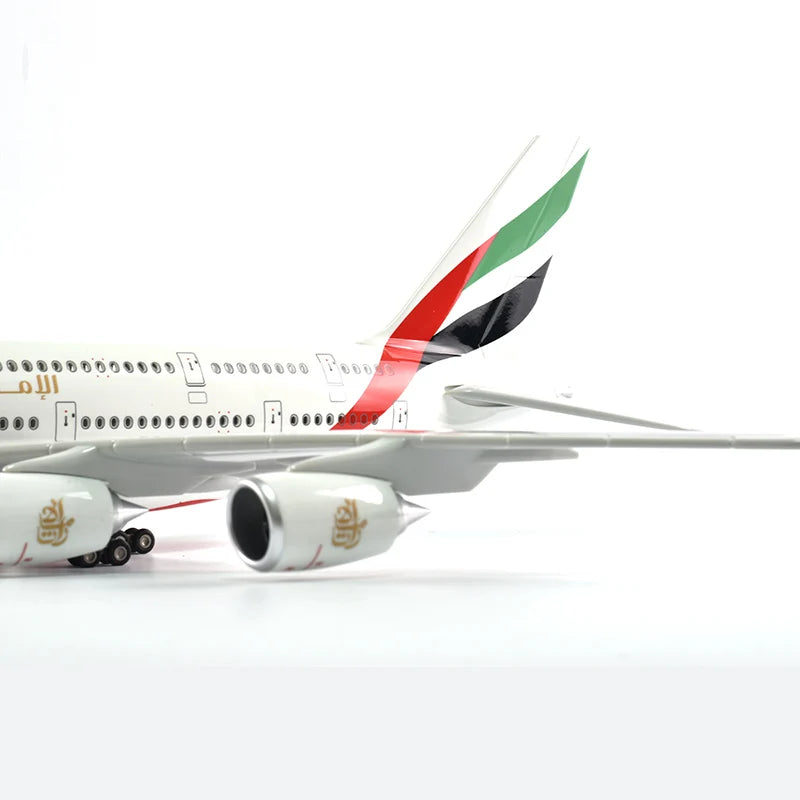 46cm British Airways Airbus a380 Plane Model Airplane Model Aircraft Resin Diecast 1:160 Scale with Light & Wheel