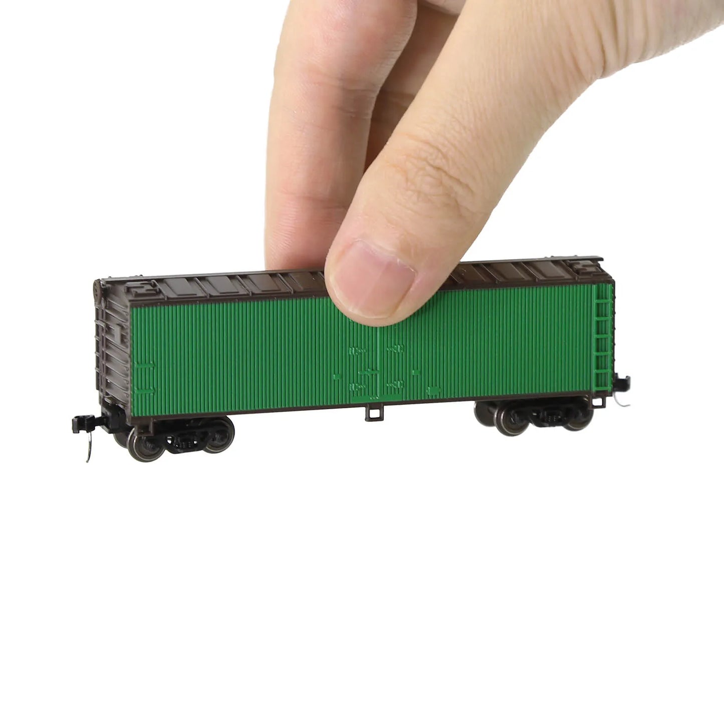 Evemodel 1pc Model Railway N Scale 1:160 40' Woodside Reefer 40ft Boxcar Rolling Stock Freight Car C15016