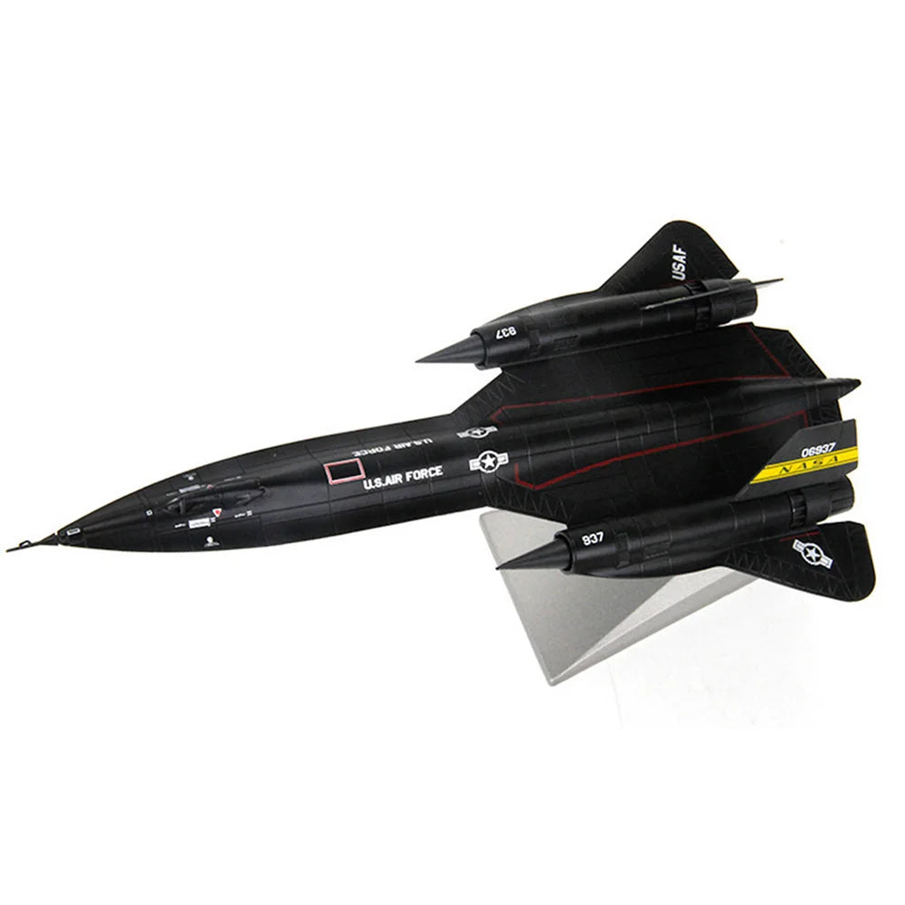 Aircraft Plane model US Air Force SR-71 Blackbird reconnaissance airplane Alloy model SR71 1:200 diecast metal airplanes model