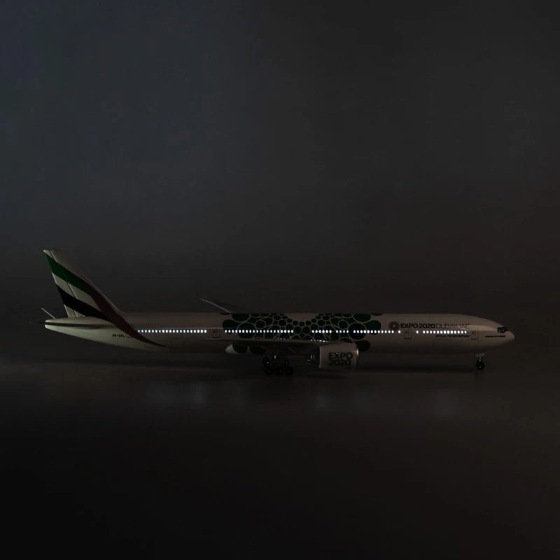 47cm 1/160 Scale Resin Diecast United Arab Emirates Boeing 777 Plane Model Airplane Model Aircraft Model