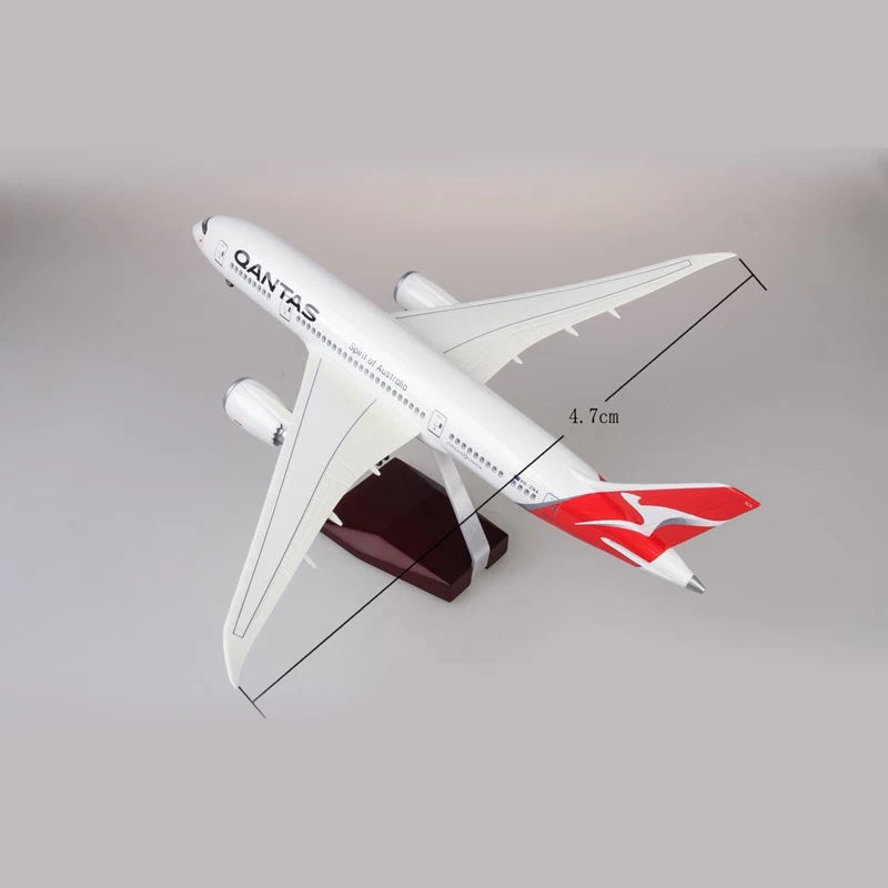 46cm QANTAS Air bus A380 Plane Model Airplane Model Aircraft Model 1/160 Scale Diecast Resin Airplanes Planes