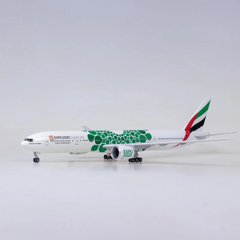 47cm 1/160 Scale Resin Diecast United Arab Emirates Boeing 777 Plane Model Airplane Model Aircraft Model