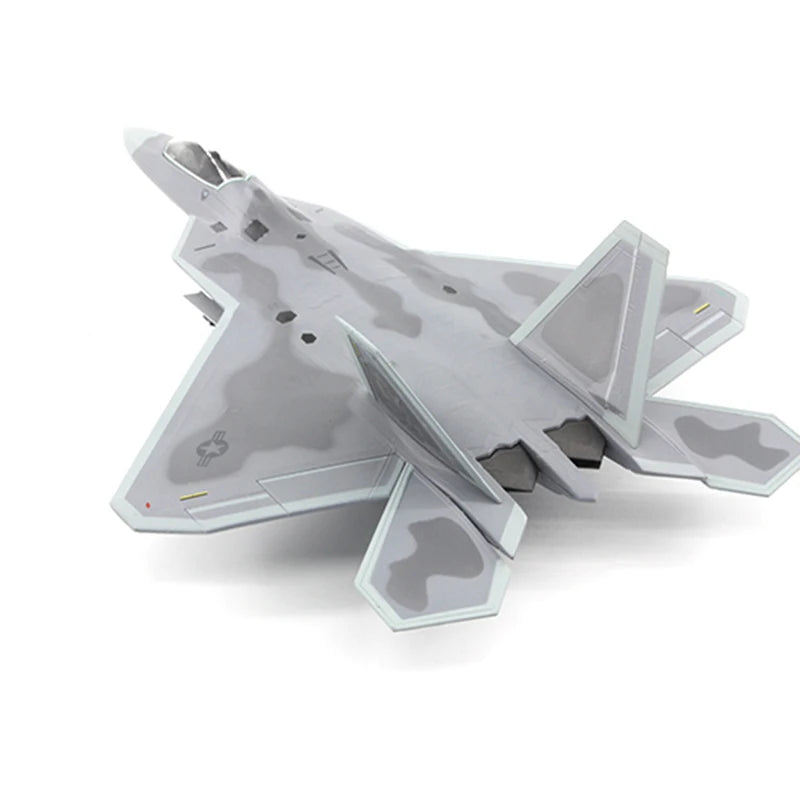 Aircraft model 1/72 Scale Alloy Fighter F-22 US Air Force Aircraft F22 Raptor Model Planes