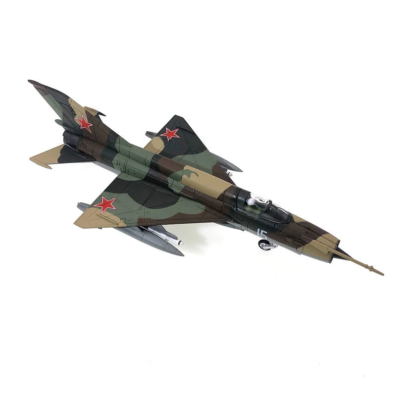 Aircraft Plane model former Soviet Air Force fighter MiG-21 airplane Alloy model diecast 1:72 metal Planes