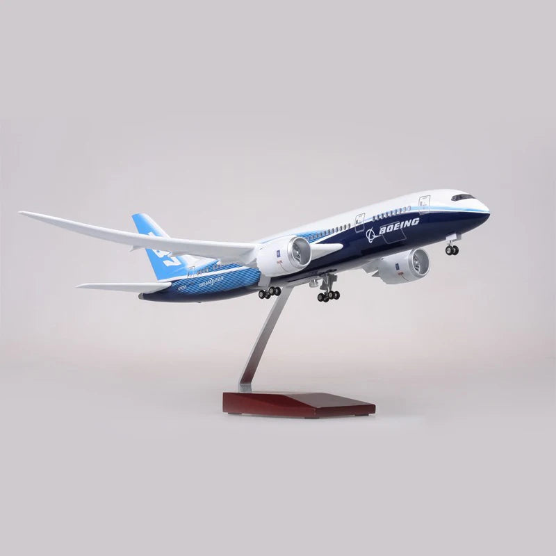 46cm Original Boeing 747 Plane Model Airplane Model Aircraft Model 1/160 Scale Diecast Resin Airplanes Planes W Light