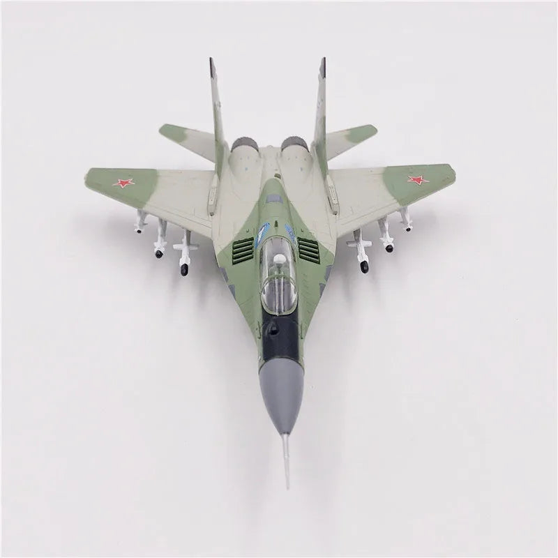 Aircraft Plane model 1:100 Russian Air Force MiG-29 airplane Alloy model diecast 1:100 metal Planes