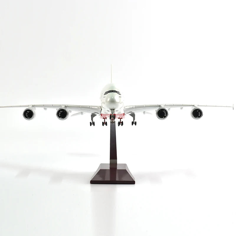 46cm British Airways Airbus a380 Plane Model Airplane Model Aircraft Resin Diecast 1:160 Scale with Light & Wheel