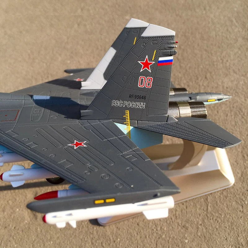 1/72 Scale Alloy Fighter Sukhoi SU-35 Multi-fighter Airplane Model Russian Air Force SU35 Aircraft Gift Collection