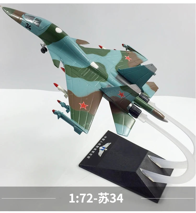 1/72 Scale plastic Fighter F-20 MiG 29 SU-35 Flying Leopard F117 F22 Multi-fighter Airplane Model Aircraft