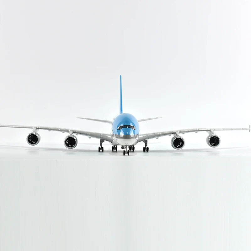 47cm Korean Air Boeing b747 Plane Model Airplane Model Aircraft Resin Diecast 1:160 Scale with Light & Wheel Planes