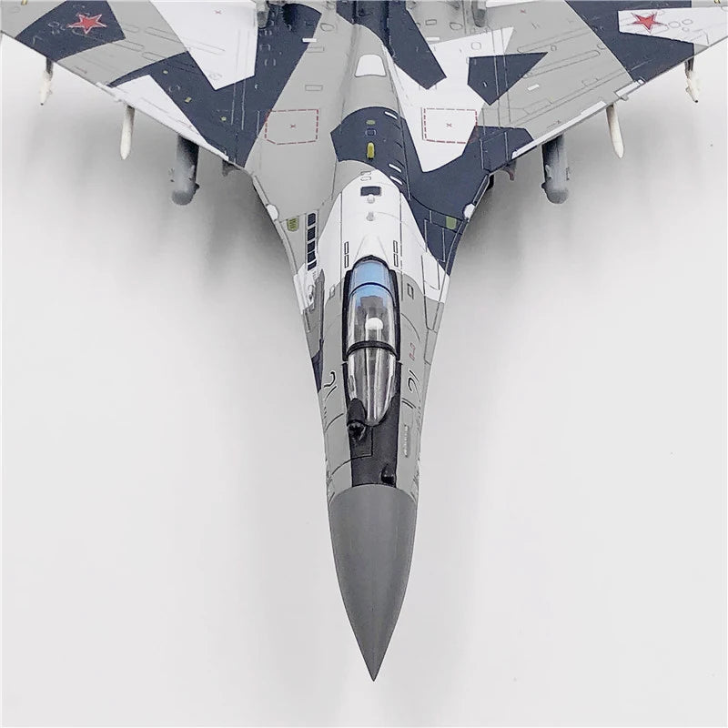 Aircraft model Plane Russian Air Force fighter Su 35 airplane Alloy model diecast 1:100 scale metal Planes