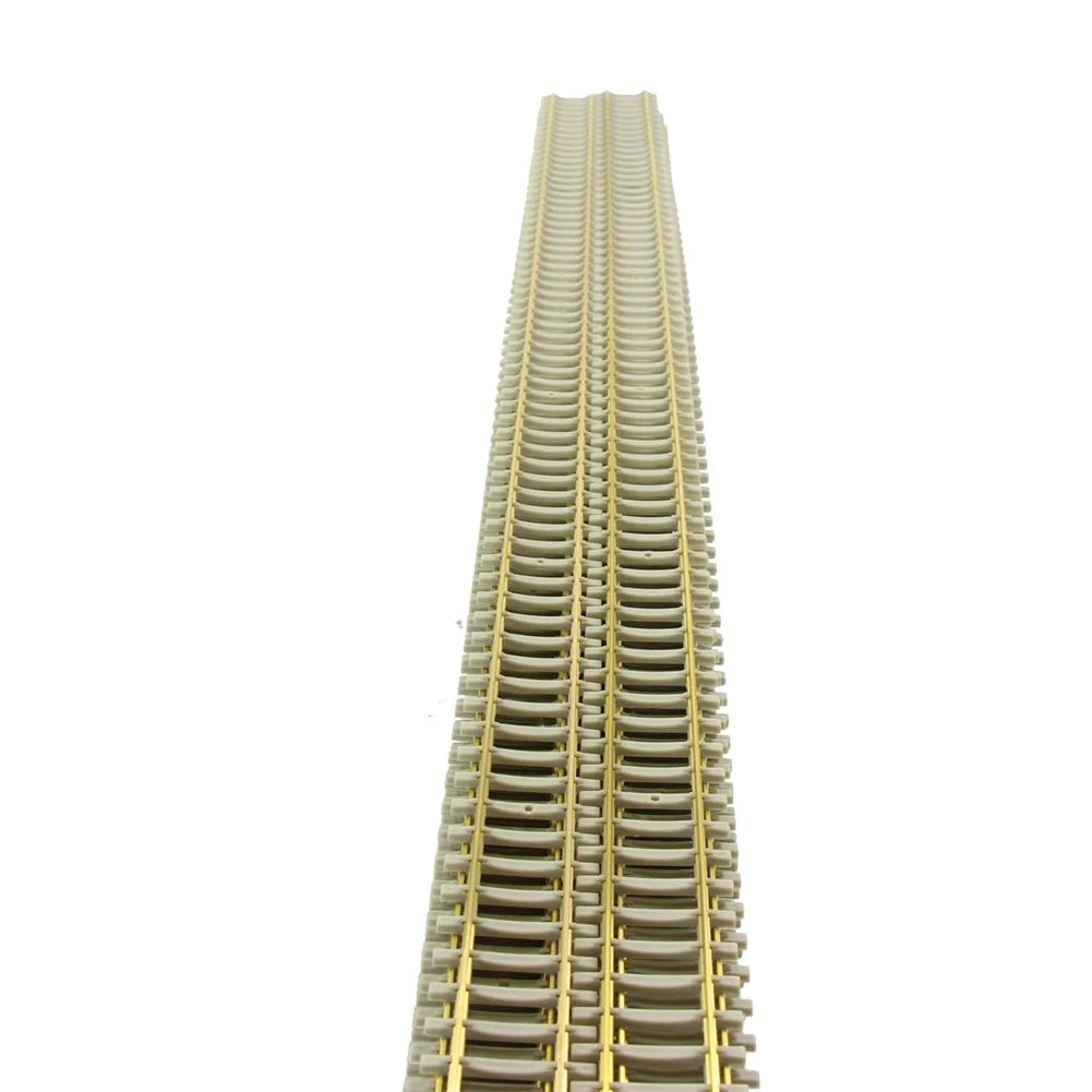 5pcs Model Trains HO Scale 1:87 Flexible Track 50cm Brass Flex Railtrack HP17HO