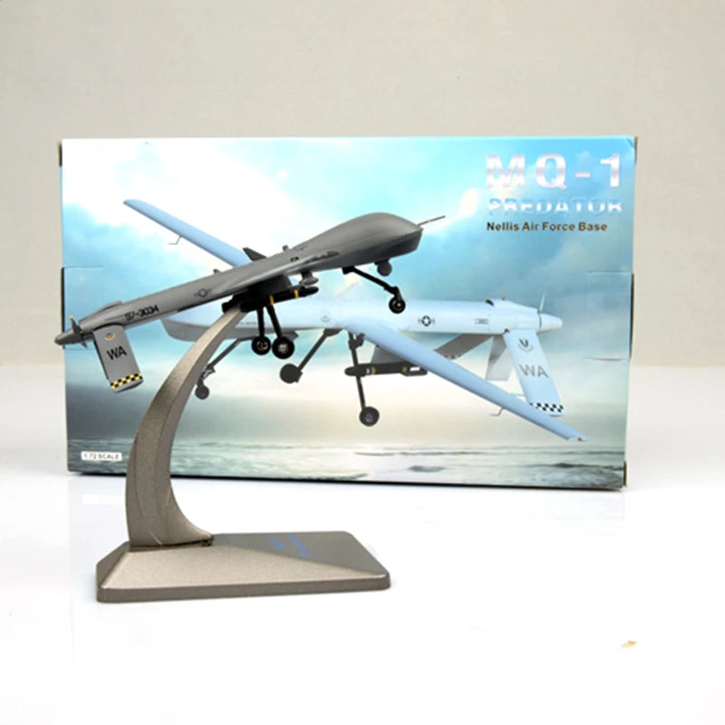 1/72 Scale MQ-1 Predator Drone Reconnaissance Collection Metal Diecast Model Aircraft Plane