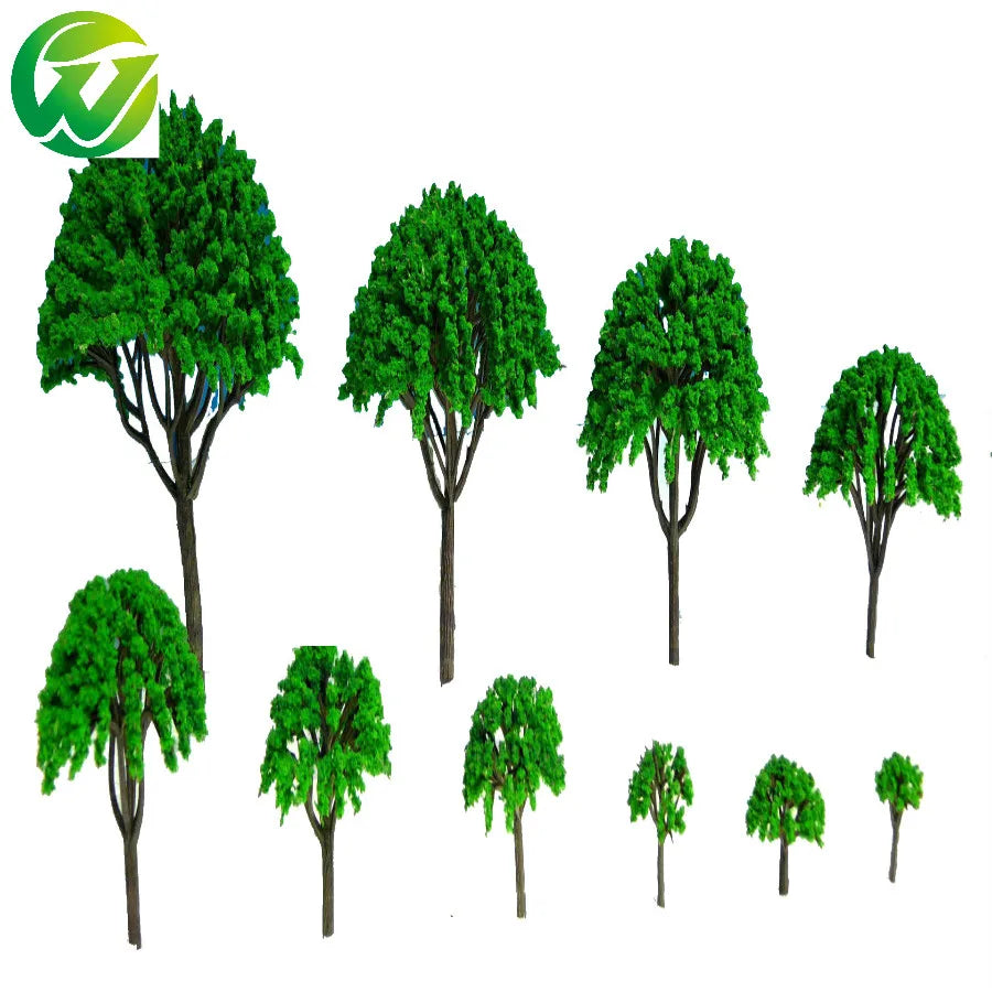 200pcs Train Layout Model Trees Set - 1:150 & 1:100 Scale Miniature Ga ...
