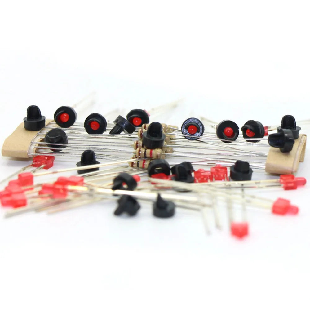 JTD11 10 Units Target Faces With Red LED for Railway Signal N Z Scale 1-head Block Signal Traffic Light