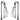 10pcs HO Scale Lamp Post Single Head 83mm 1:87 Street Lights Model Railway Train LEDs Miniature