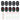 10 sets Target Faces With LEDs for Railway signal HO OO TT Scale 2 Aspects Block Signal Heads