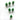 50pcs Miniature Green Trees 3.5cm Scale Model - HO Train Layout 1:1000 Architecture Diorama